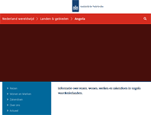 Tablet Screenshot of angola.nlambassade.org